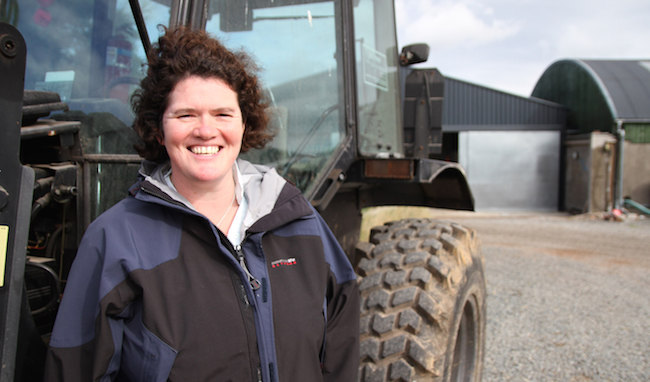 Woman standing outside tractor, courtesy of Scottish Government RPID