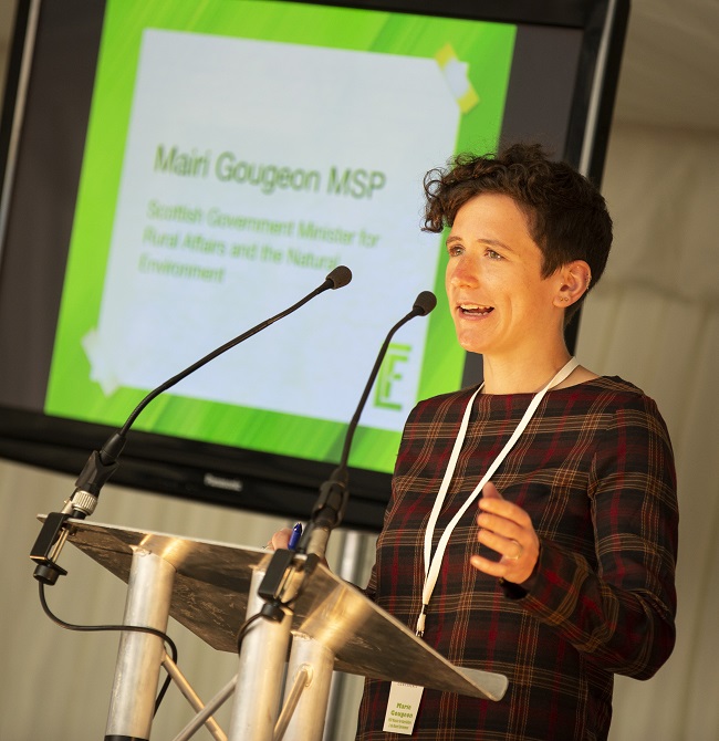 Mairi Gougeon speaking at Ethical Farming Conference
