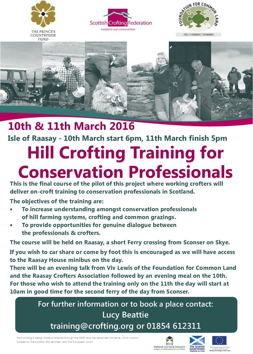 Hill Crofting information poster