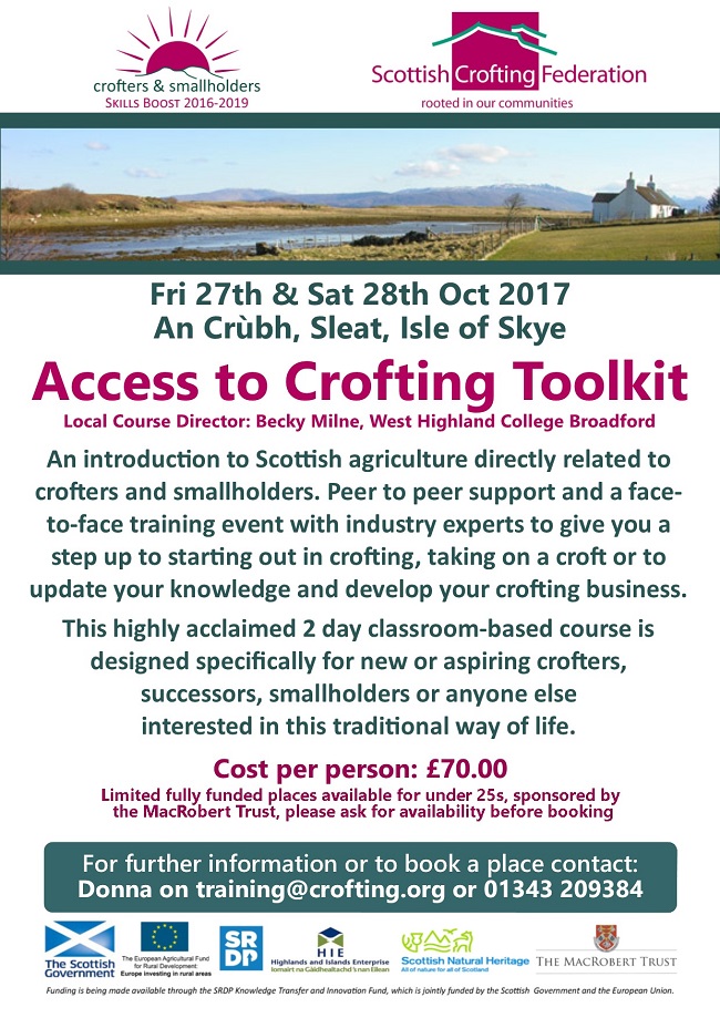 Access to Crofting Toolkit information