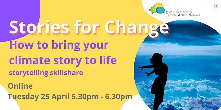 Stories for change banner