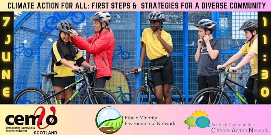 Climate Action for All: First Steps and Strategies for a Diverse Community banner