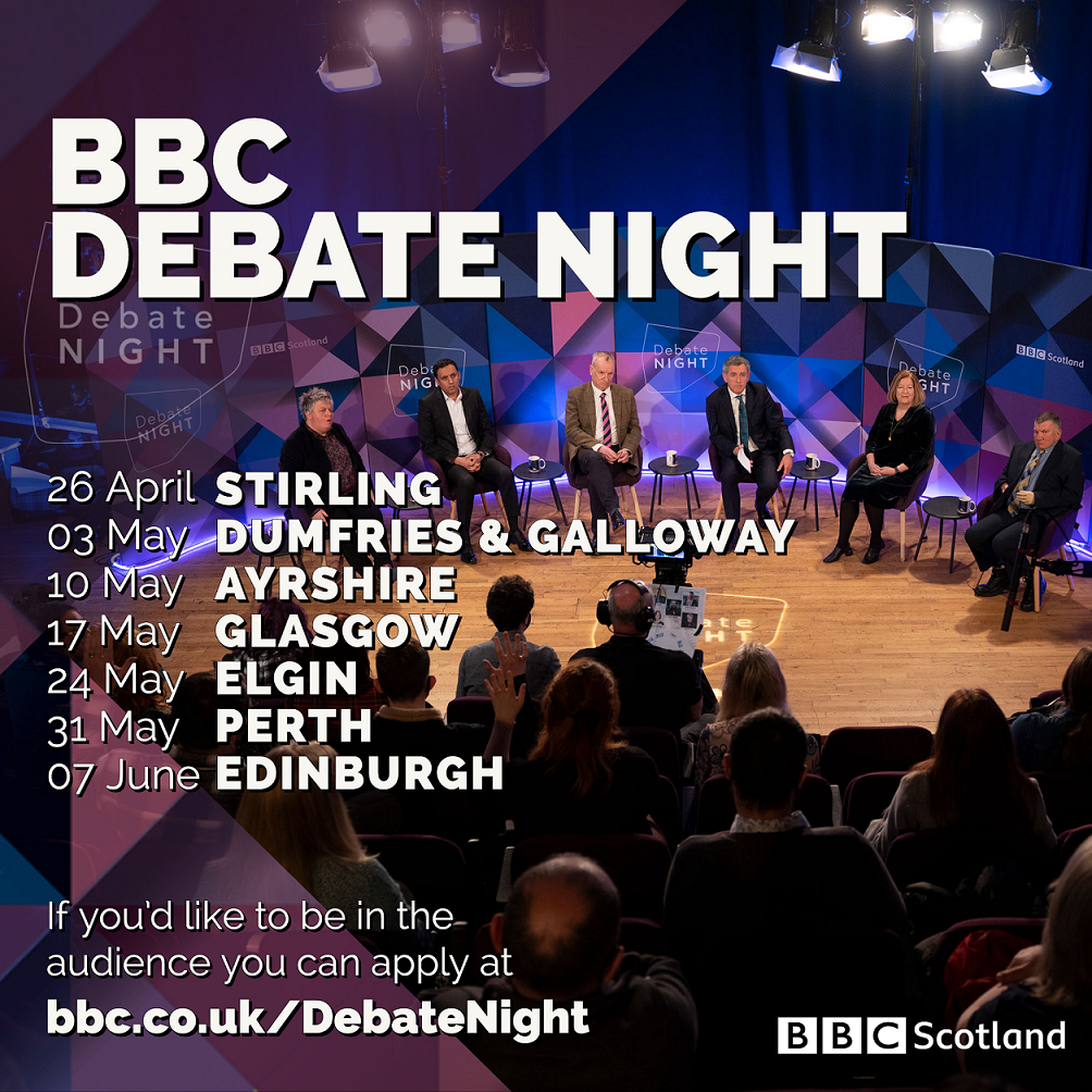 Debate night dates banner