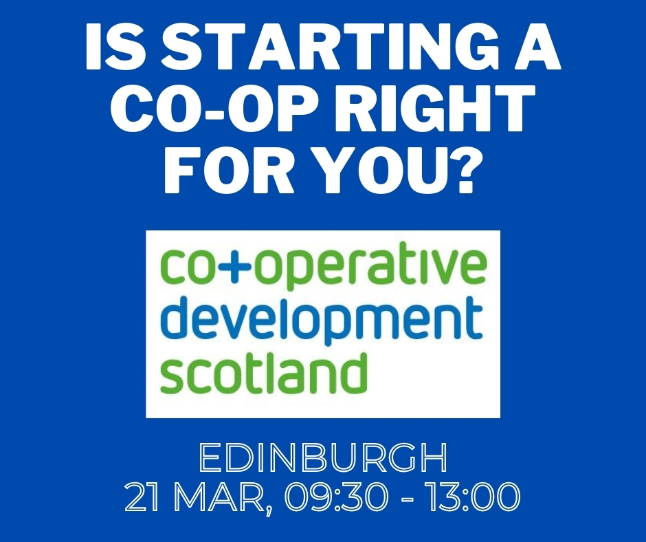 Is starting a co-op right for you? Edinburgh 21 March 2024