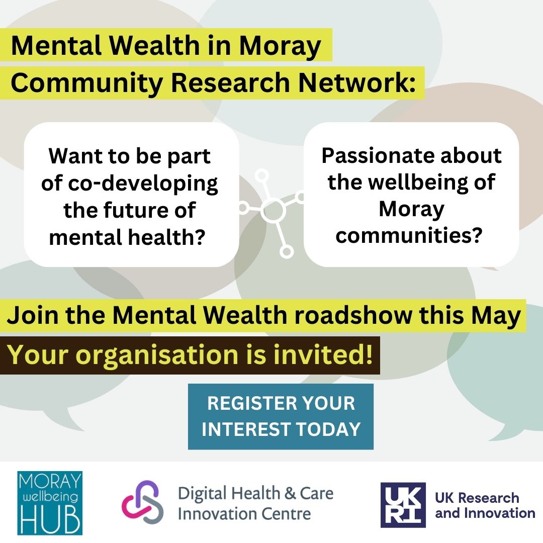 Details of Moray Community Research roadshow