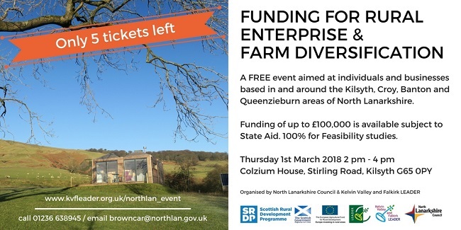 Farm diversification and rural enterprise event graphic