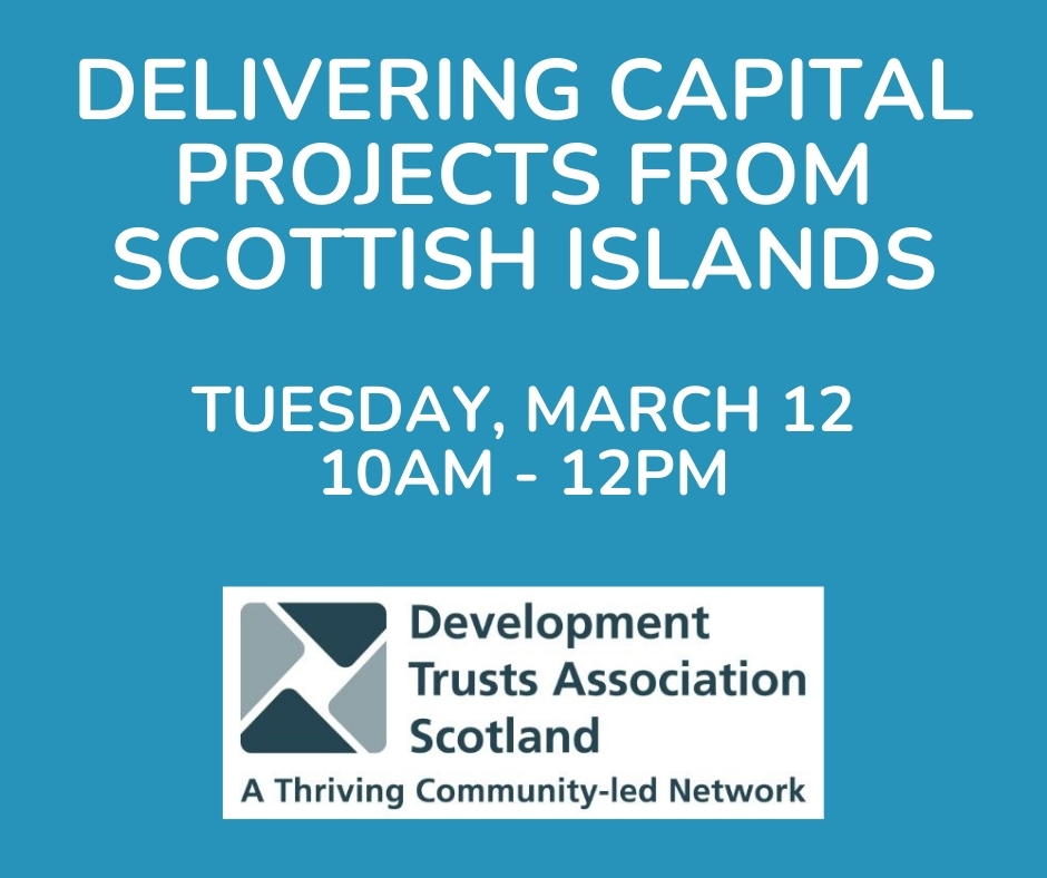 Delivering capital projects from Scottish islands 