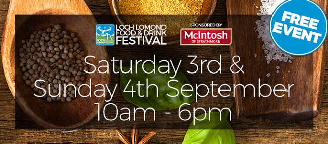 Loch Lomond food and Drink Festival banner