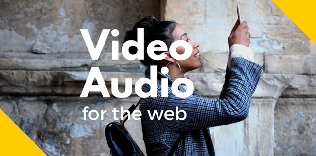 Video and Audio for the web graphic