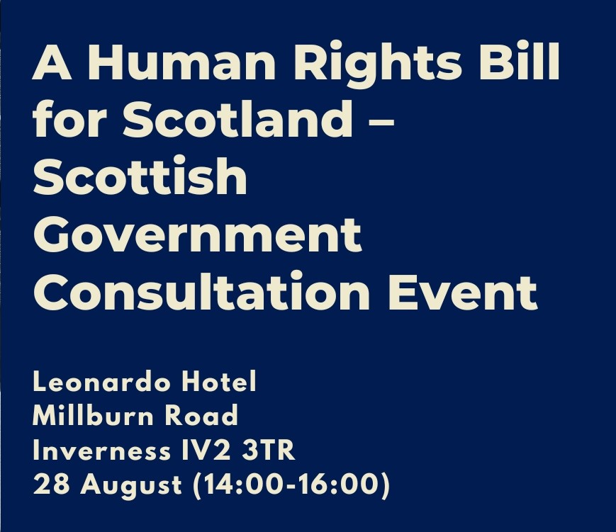 tex - A Human Rights Bill for Scotland – Scottish Government Consultation Event, Inverness