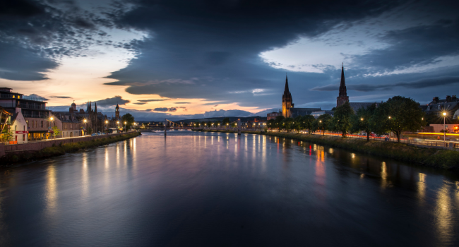 Inverness cityscape