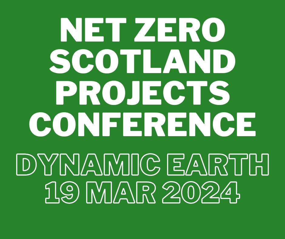 Net Zero Scotland Projects Conference Flyer