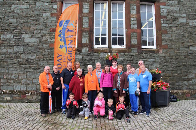 Group photo from launch of Dumfries and Galloway LEADER
