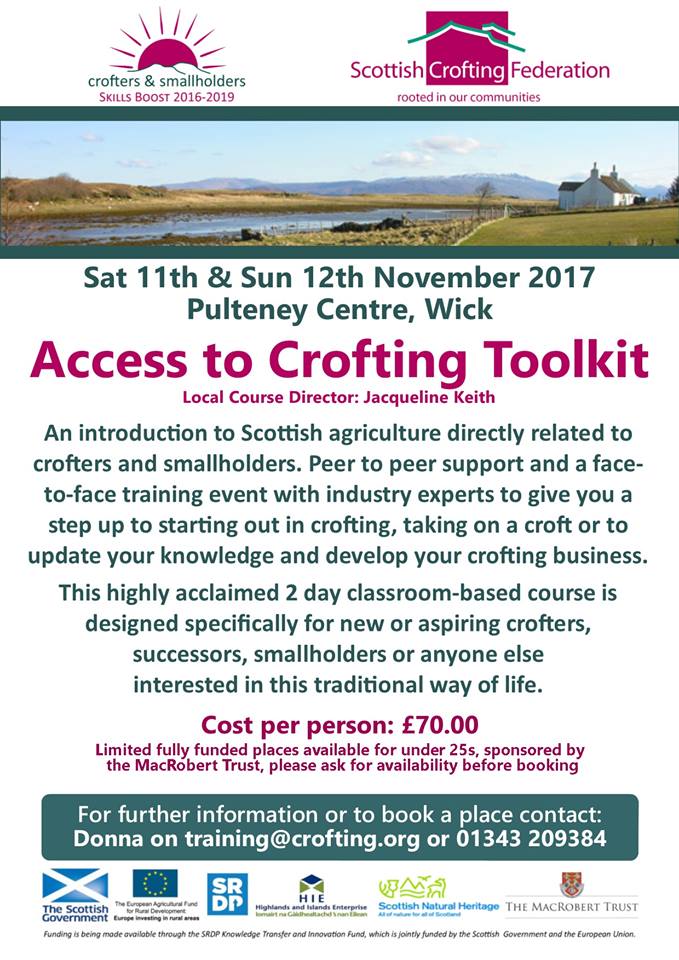 Access to Crofting Weekend