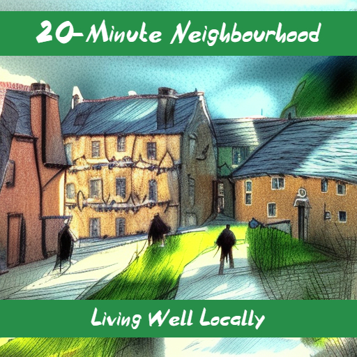 20 Minute neighbourhood graphic