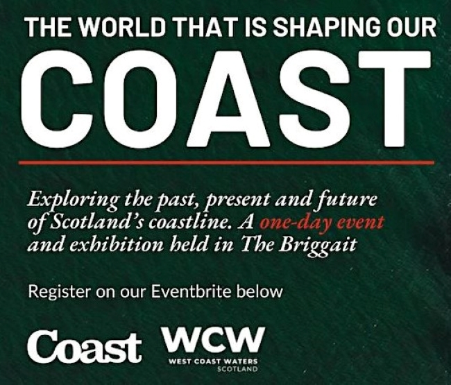 Flyer for 'The World That Is Shaping Our COAST' event