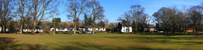 Pitcairngreen landscape with houses