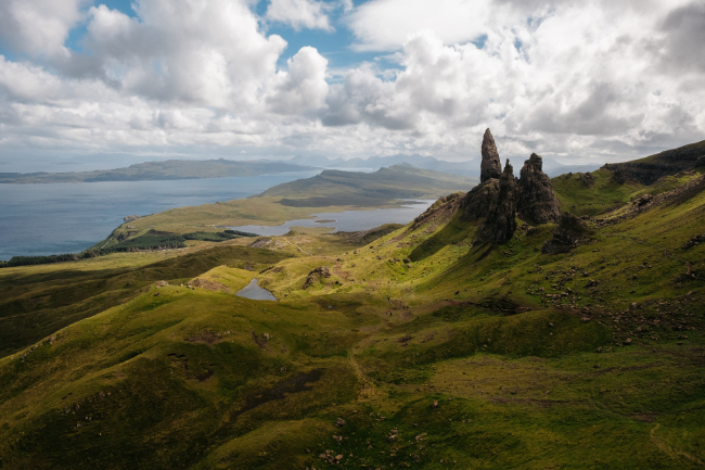 View of Old Man of Storr