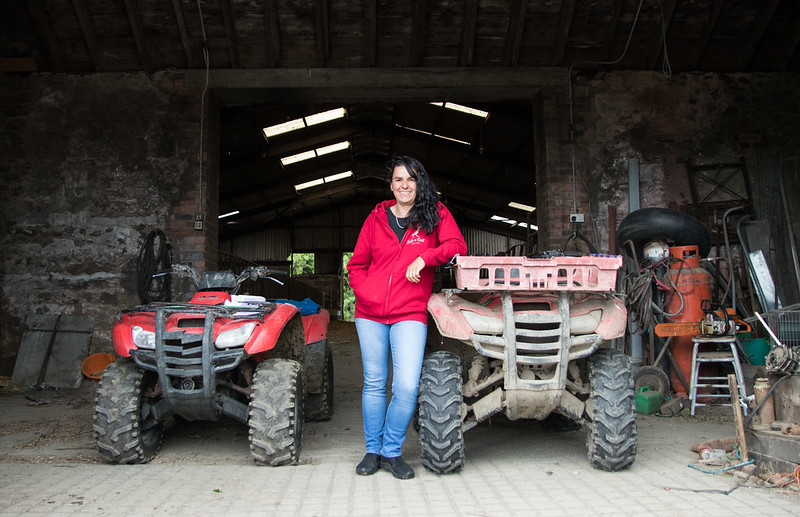 Katherine Rowell, Sheep and beef farmer. Women in Agriculture.