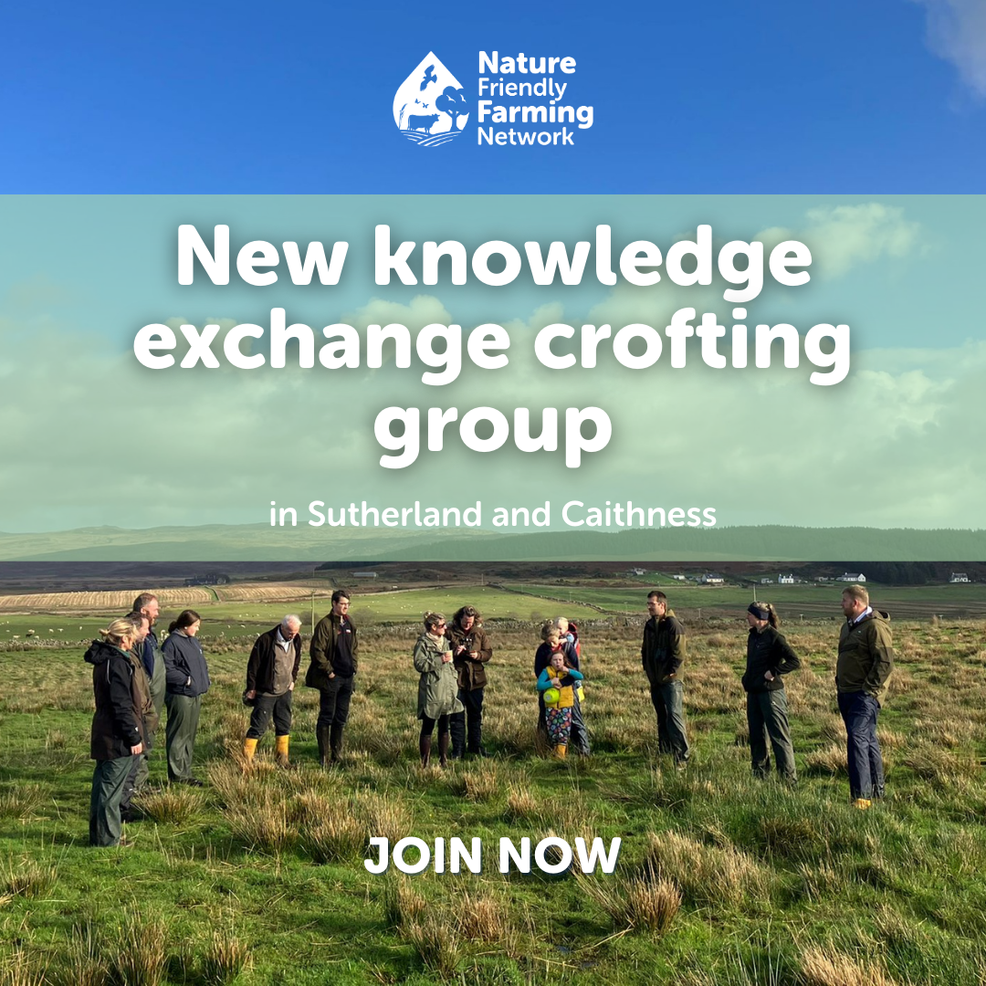 Caithness and Sutherland knowledge exchange crofting group flyer