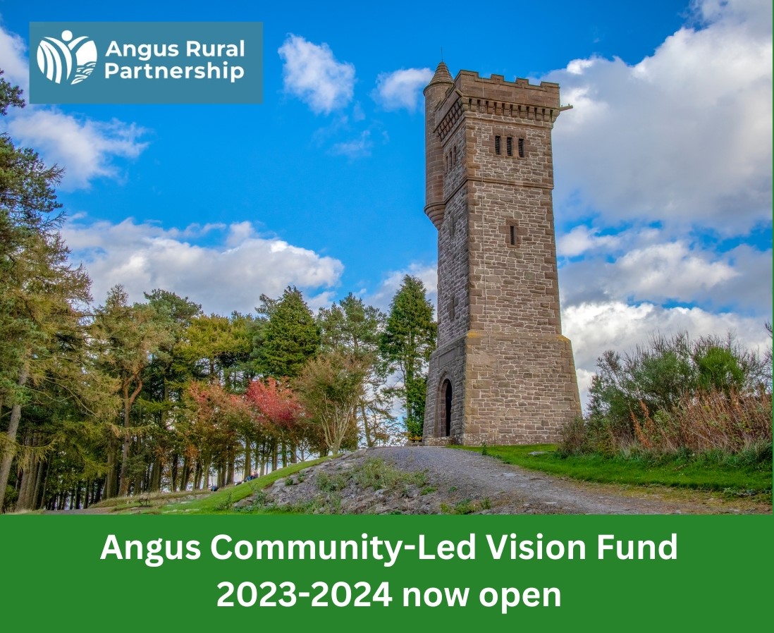 Angus Community-Led Vision Fund 2023-2024 flyer 