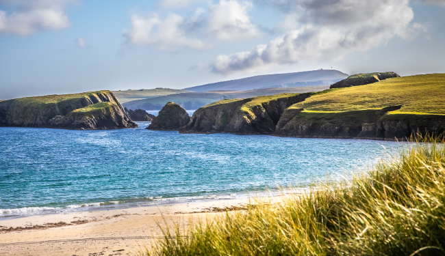 Shetland coastal landscape