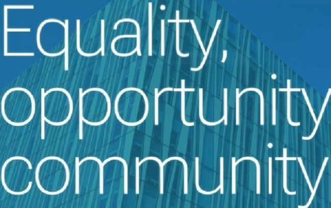 Extract from front cover of ‘Equality, opportunity, community. New leadership – A fresh start’ publication 