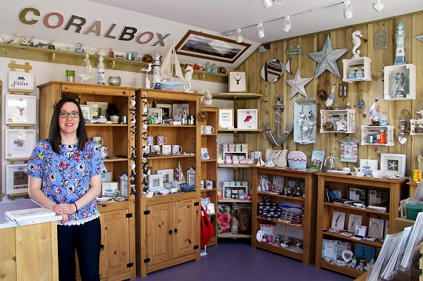 Eilidh Carr, founder of The Coralbox on North Uist
