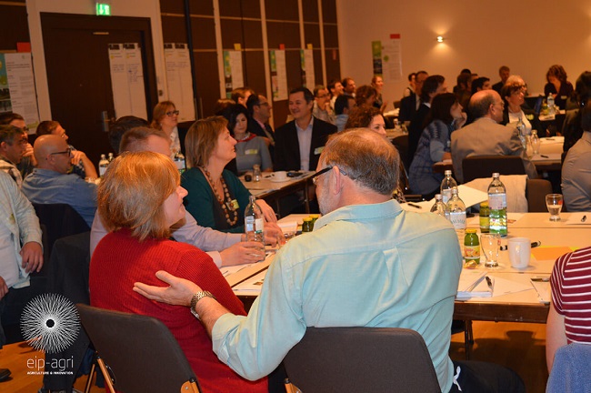 EIP workshop in Vienna - group discussions at tables, copyright EIP-AGRI