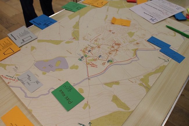 example of mapping used at community workshop
