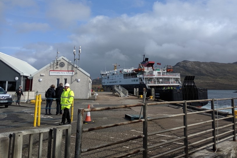 Lochmaddy ferry terminal, North Uist (pic by A Robertson) 