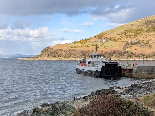 Ferry at Lochranza, Arran