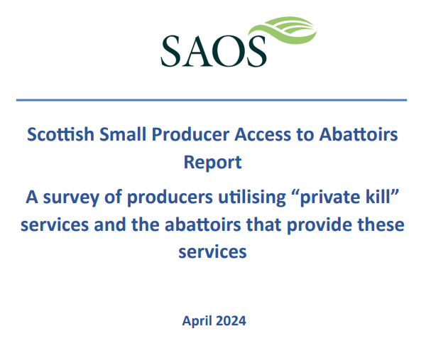 Scottish Small Producer Access to Abattoirs Report