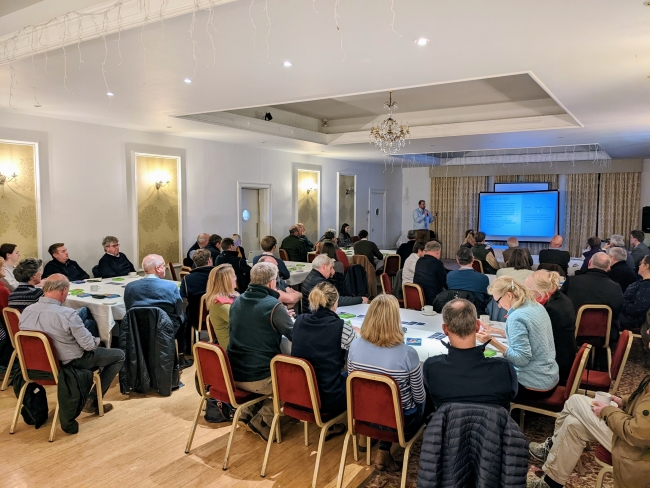 Participants taking part in the Agriculture Bill Workshop in the Scottish Borders, November 2022
