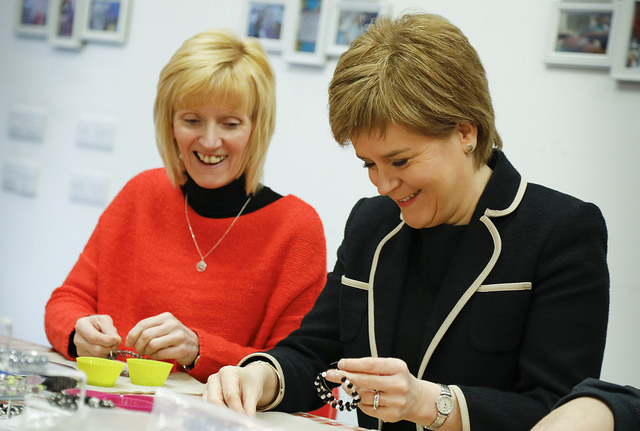 First Minister Nicola Sturgeon visits Plantation Productions in Govan