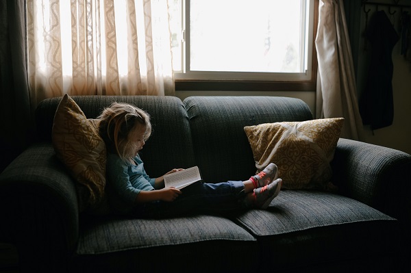 Young Girl Reading by Josh Applegate 