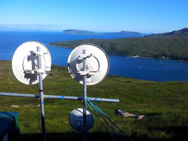 isle of rum broadband satellite dishes