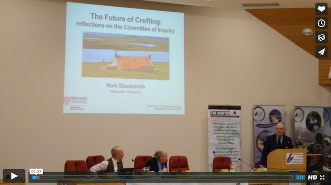 still from Future of Crofting conference video