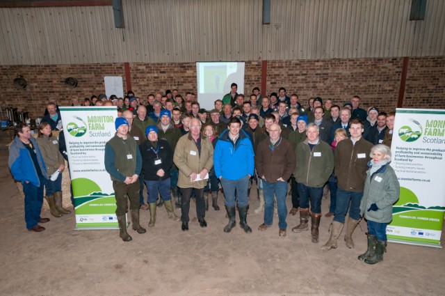Participants at Lothians Monitor Farm meeting