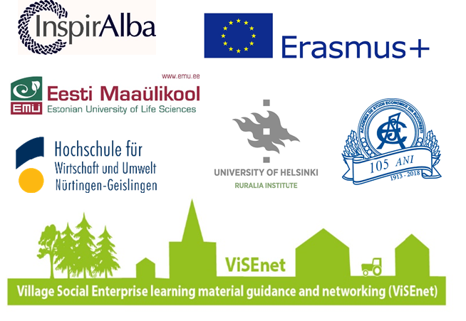 Partner logos from the Erasmus project