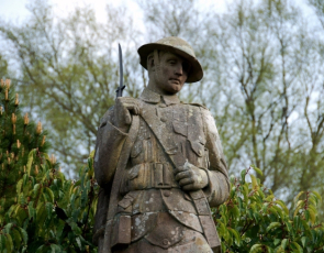 British military memorial sculpture