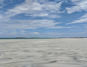 Beach at low tide, North Uist