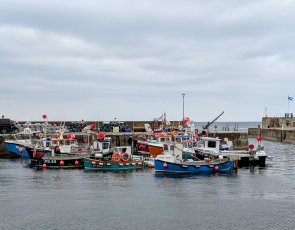 Small fishing boats, East Coast of Scotland