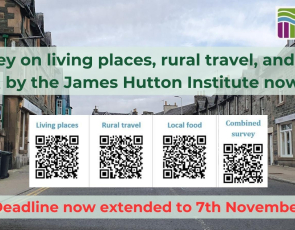 Survey on living places, rural travel, and local food QR codes