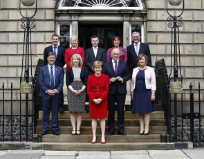 First Minister Nicola Sturgeon with her new Cabinet