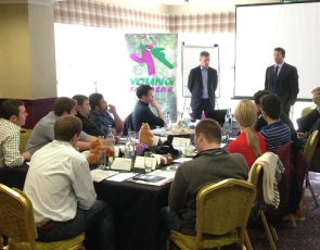 Scottish Association of Young Farmers' Clubs Training session underway