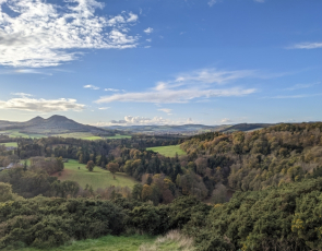 View from Walter Scott View, Scottish Borders 