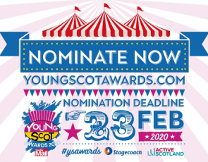 Sunday Mail Young Scot Awards 2020 graphic