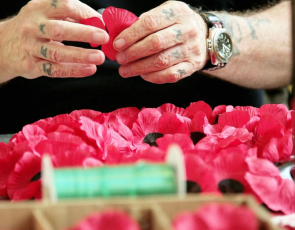 Lady Haig's Poppy Factory: making poppies and wreaths