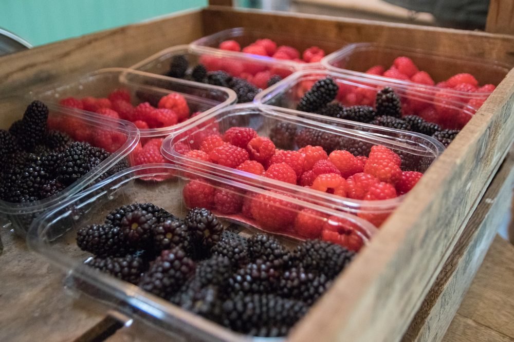 Punnet of berries